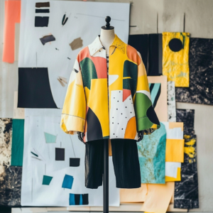 Introduction image showcasing designer collaboration with sketches, color palettes, and stylized logos.