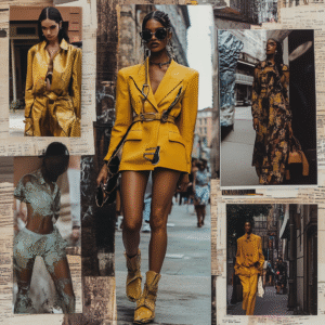 Celebrity shoe inspiration board featuring street style and red carpet footwear shots